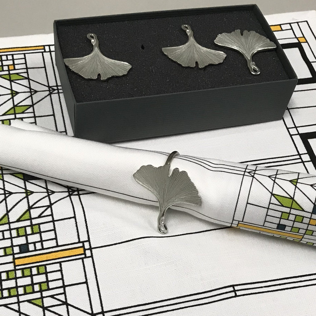 Napkin Rings-Ginkgo Leaves