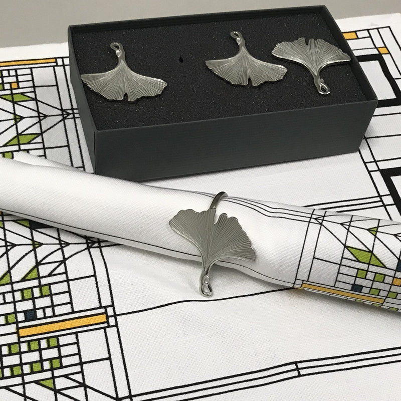 Napkin Rings-Ginkgo Leaves