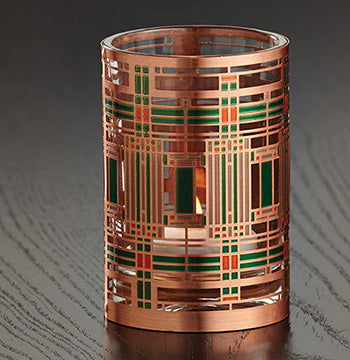 Oak Park Skylight Metal Votive Holder