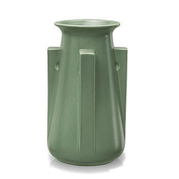 Four Buttress Vase - Teco Green