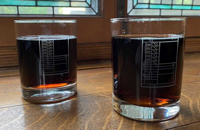 Double On The Rocks Glass Tumbler - Bach House, One Piece