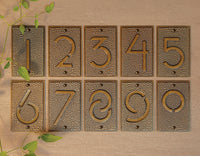 Frank Lloyd Wright Exhibition Font House Numbers