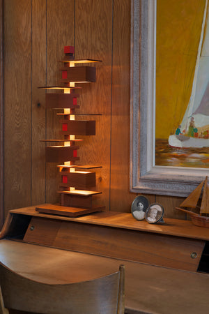 Taliesin Table Lamp 3 - Cherry.