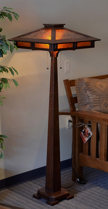 Prairie Craftsman Floor Lamp.