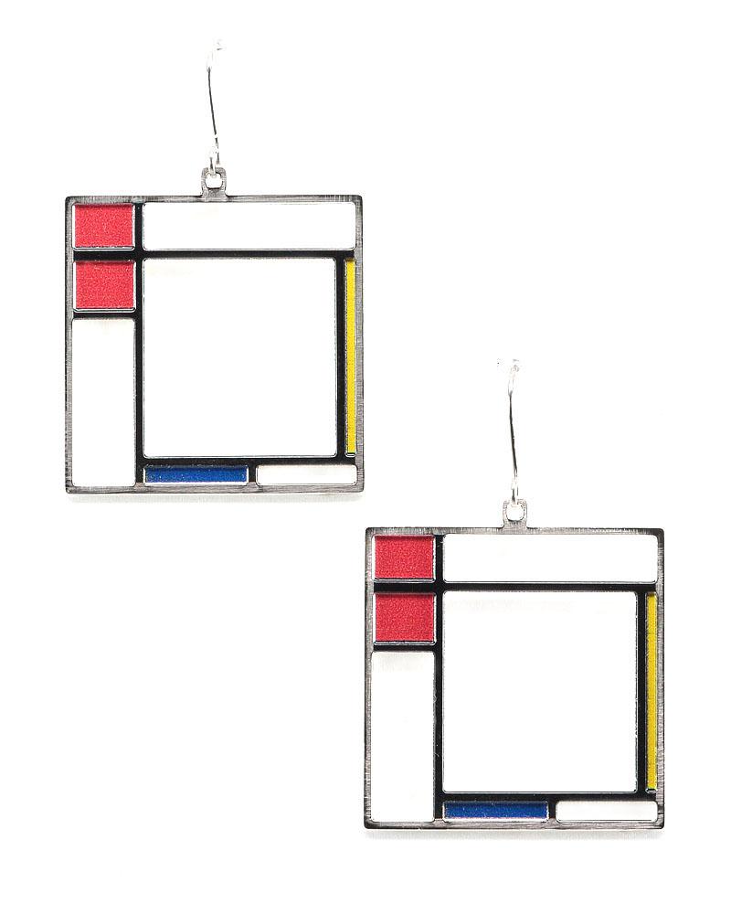 Mondrian Composition Earrings