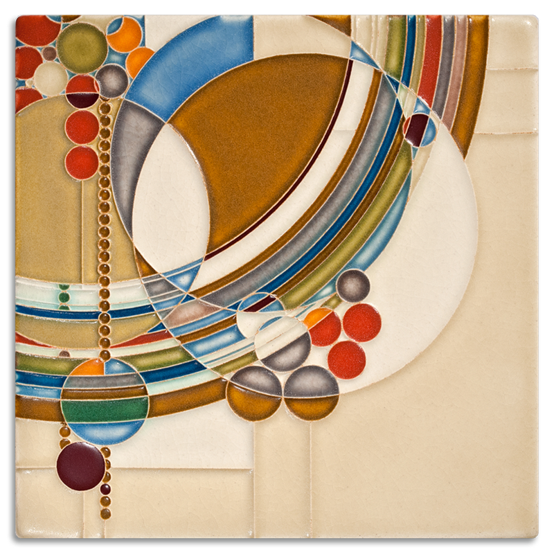March Balloons - Parade Tile - 8" x 8"
