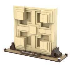Storer Textile Block - Frank Lloyd Wright - Kit.