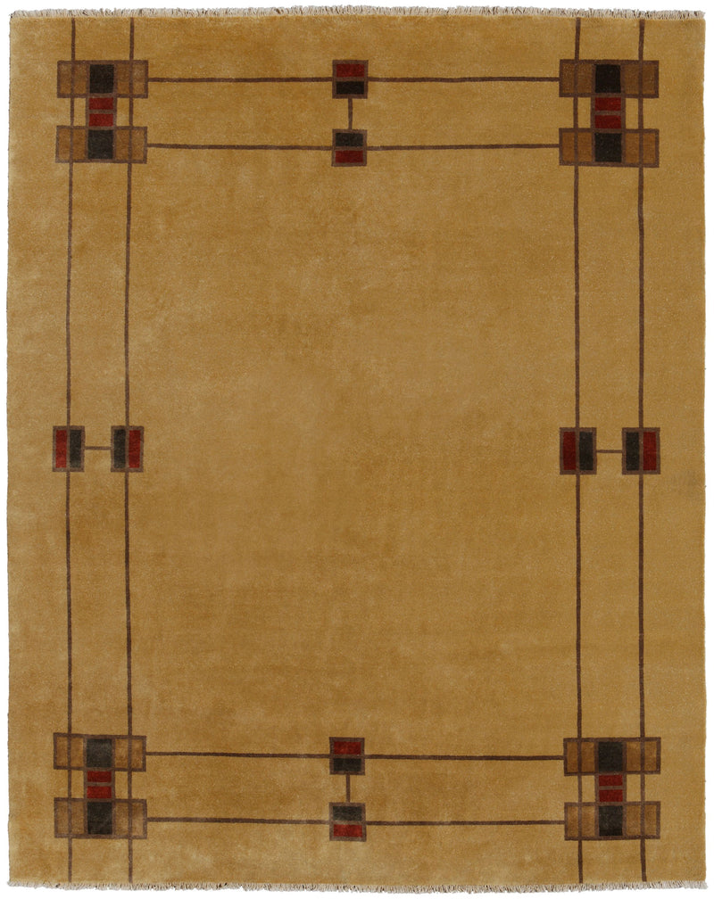 Prairie Border -  Wool Area Rugs.