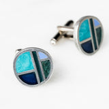 Oceansong -  Twilight  Pewter Cufflinks