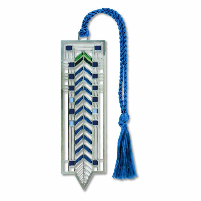 Prairie School Metal Bookmark