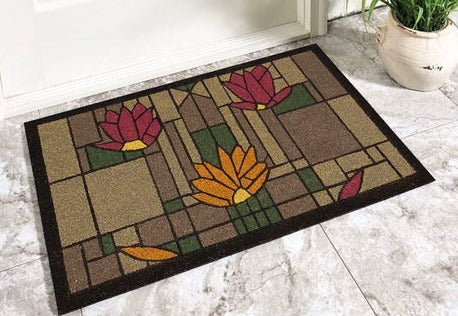 Waterlilies  - Colorful  Door Mat