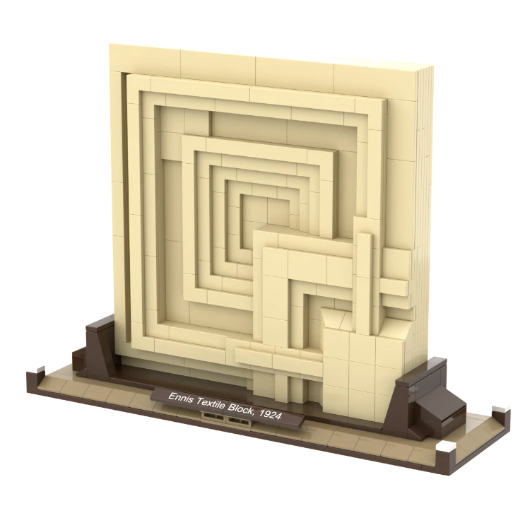 Ennis Textile Block - Frank Lloyd Wright - Kit.