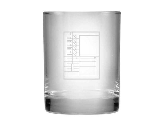 Double On The Rocks Glass Tumbler - Bach House, One Piece