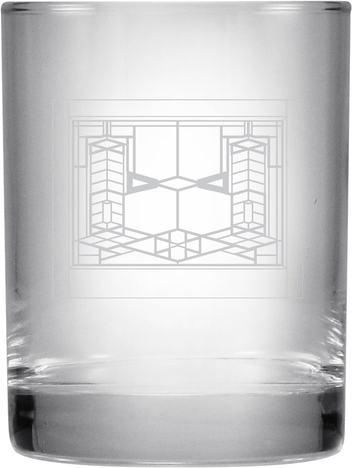 Double On The Rocks Glass Tumbler - Robie House, One Piece