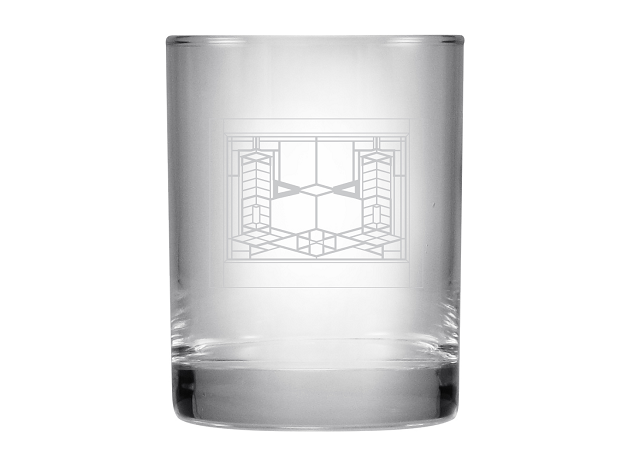 Double On The Rocks Glass Tumbler - Robie House, One Piece