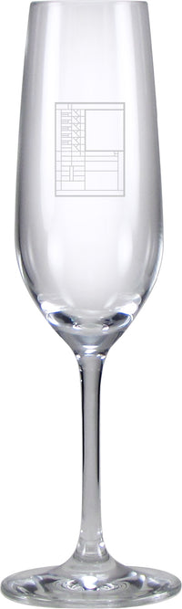Champagne Flutes - Bach House,Set of 2