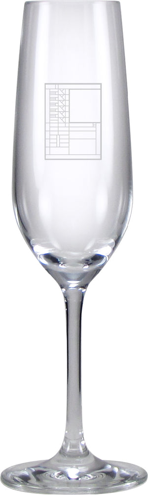 Champagne Flutes - Bach House,Set of 2