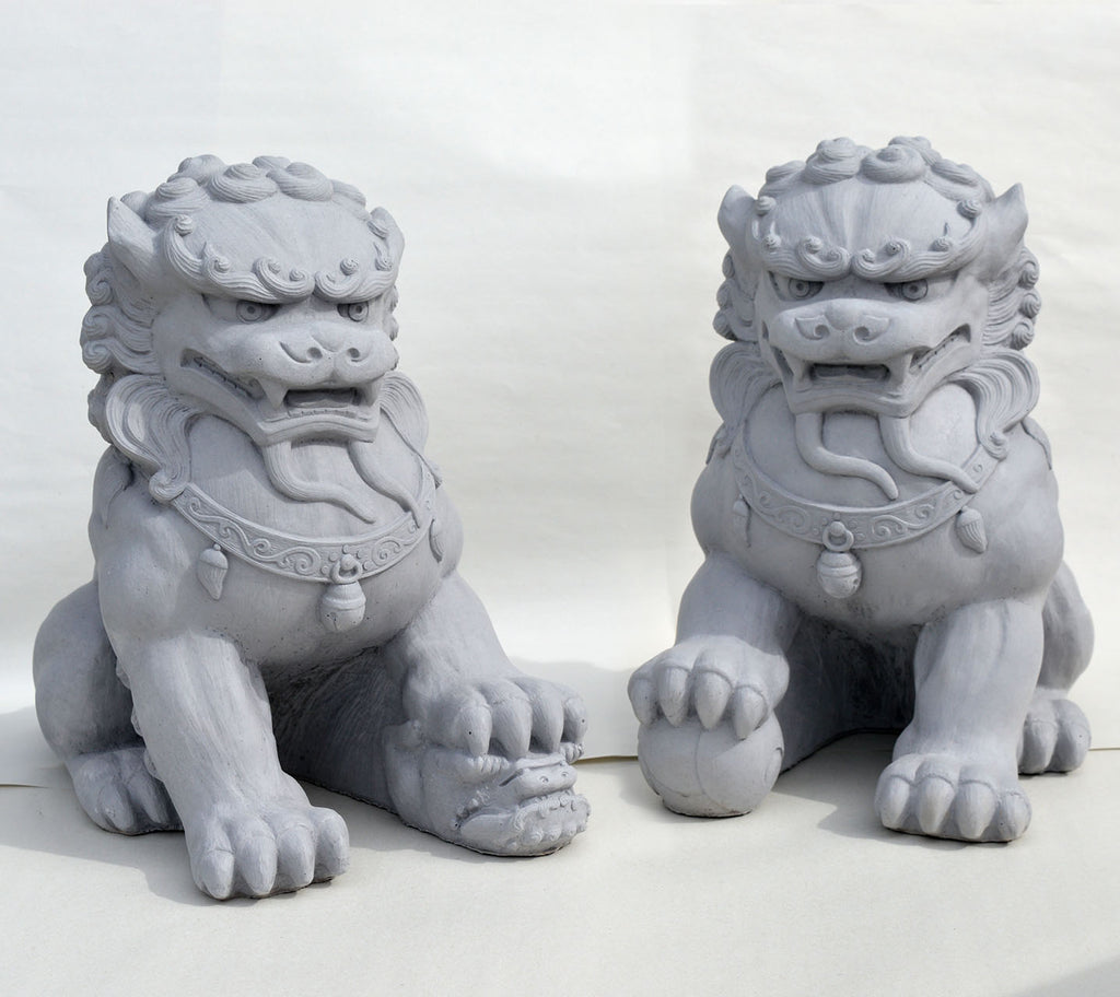 Fu Dog Pair Sculpture.