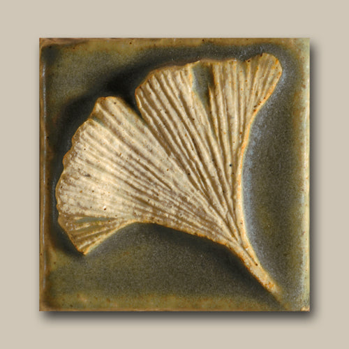 Ginkgo Green Tile - 2" x 2"