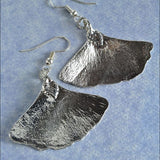 Earrings - Ginkgo - Silver