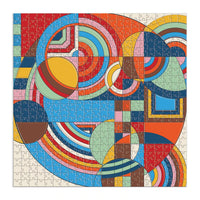 Frank Lloyd Wright Hoffman House Rug Puzzle, 500 pieces