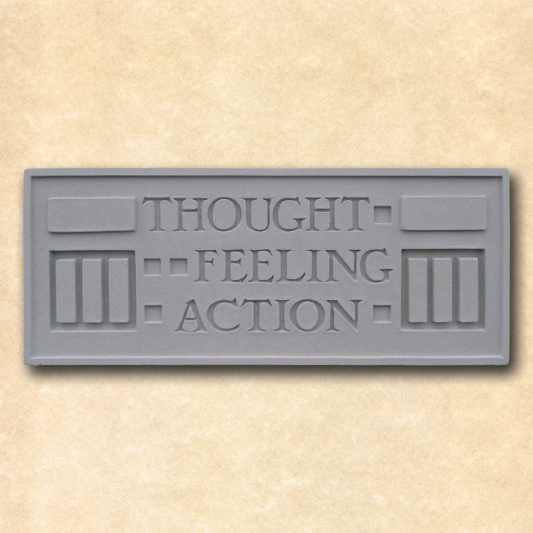 Thought Feeling Action Plaque.