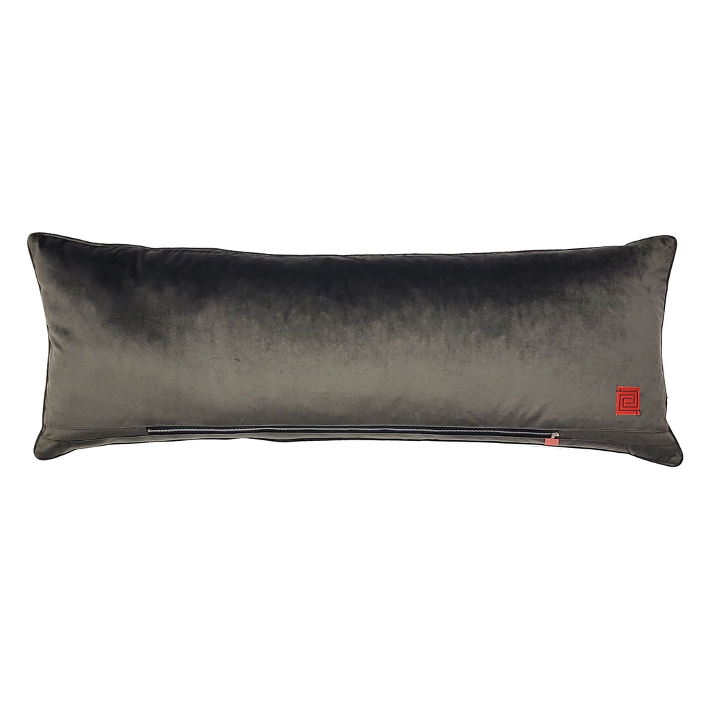 Pillow - Masselink Doan House Mural - Grey/Multi.