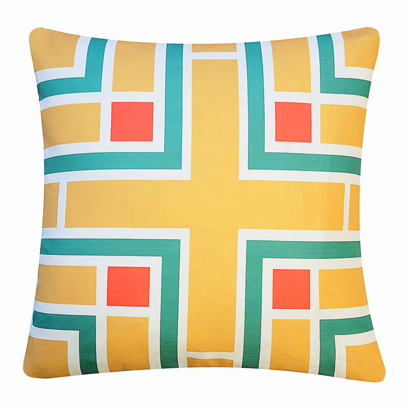 Pillow Cover - Textile Block - Millard  Tile,  20" x 20"