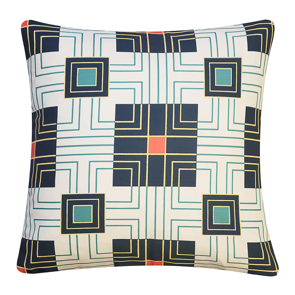 Pillow Cover - Textile Block - Storer Tile,  20" x 20"