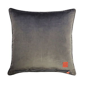 Pillow - Textile Block - Velvet Quilted/Embroidery - Olive.
