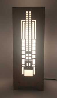 Lightbox Lamp - Large - Hollyhock House.