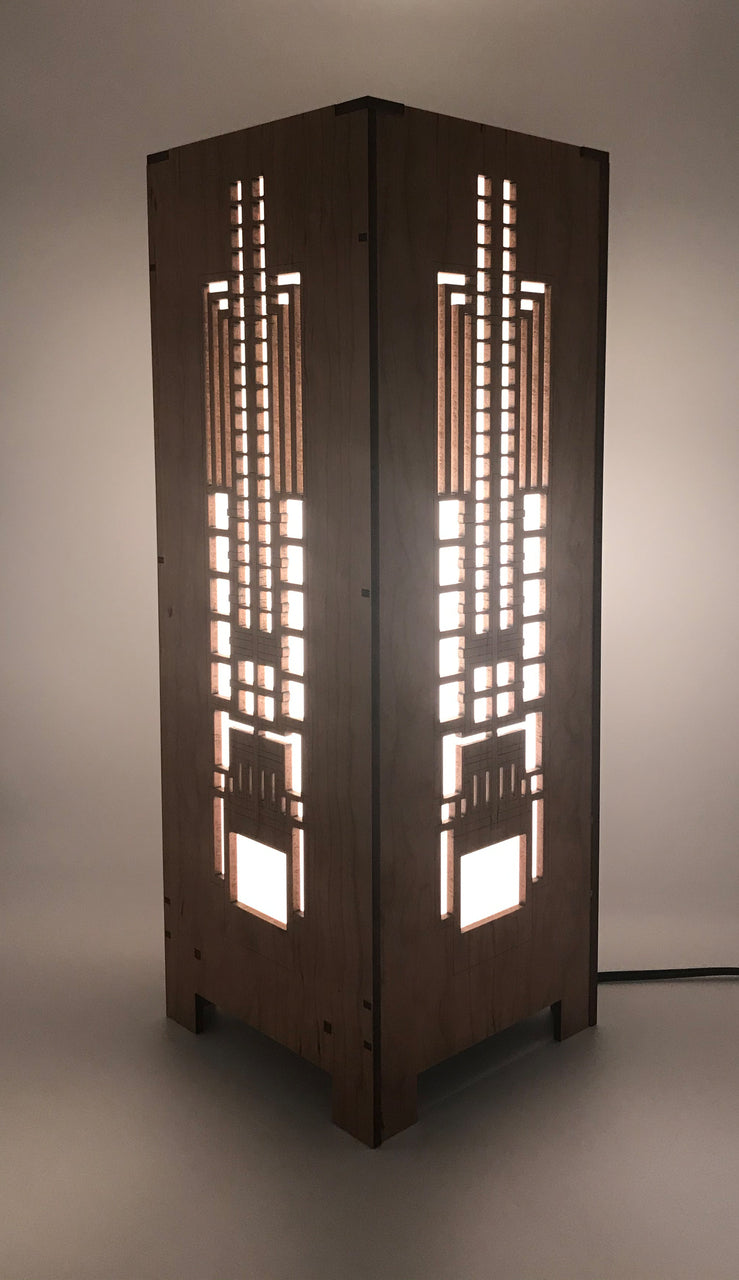 Lightbox Lamp - Large - Hollyhock House.