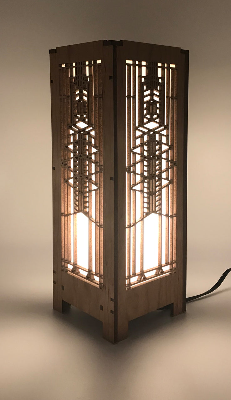 Lightbox Lamp Robie House Window.