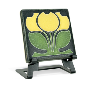 Flower Buds - Yellow Tile 4" x 4"