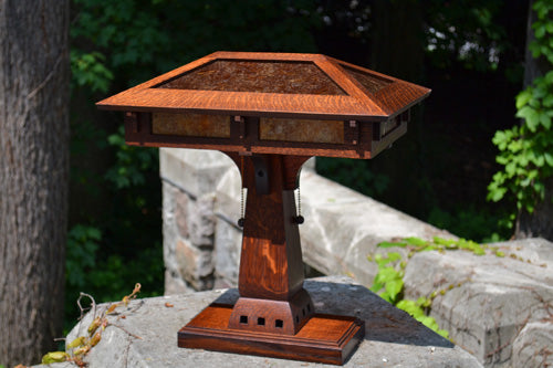 Prairie Craftsman Desk Lamp.