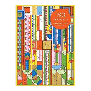 Frank Lloyd Wright Saguaro Forms Greeting card Puzzle