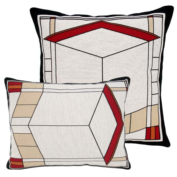 Pillow Lumbar - Graycliff Diamond Window  14" x 17"