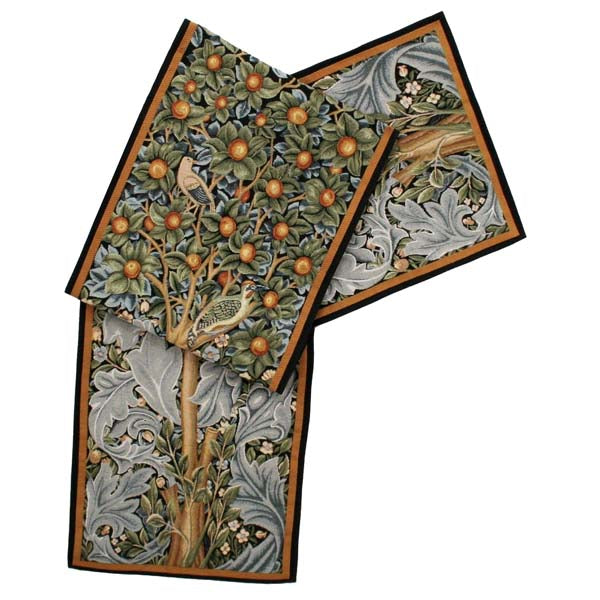 Table Runner- William Morris Woodpecker 74" x 13.5"