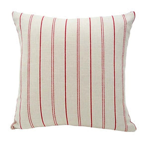 Pillow - Holiday Cheer 17" x 17" - Reversible/Stripes