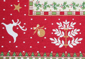 Pillow - Holiday Cheer 17" x 17" - Reversible/Stripes