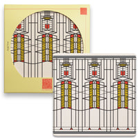 Robie House Window Trivet 7" Square