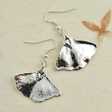 Earrings - Ginkgo - Silver