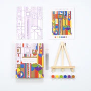 Frank Lloyd Wright Saguaro Paint by number Set