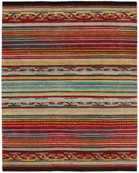 Chimayo Garnet -  Southwestern  -  Wool Area Rugs.