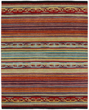 Chimayo Garnet -  Southwestern  -  Wool Area Rugs.