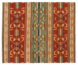 Anasazi -  Southwestern  -  Wool Area Rugs.