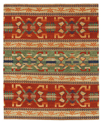 Anasazi -  Southwestern  -  Wool Area Rugs.