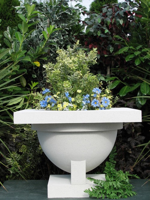 Limestone Westcott Pergola Vase 22".