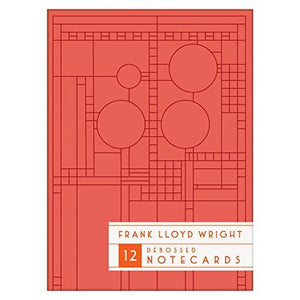 Frank Lloyd Wright Debossed Note Card Set/12