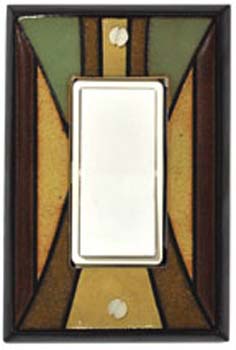 Craftsman Ceramic Tile Switchplate